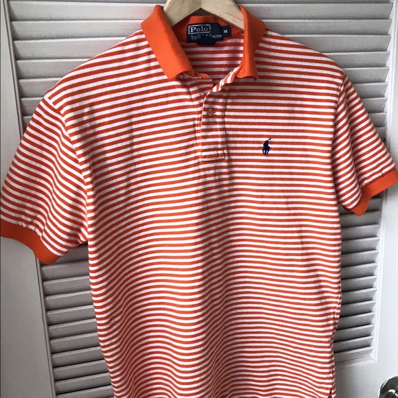 Ralph Lauren Men’s Medium Polo Orange - Picture 2 of 2